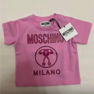 Baby girl T-shirt 3-6 months Moschino pink